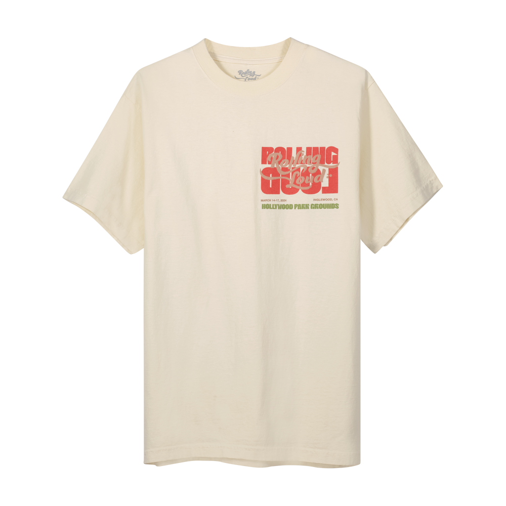 RL LA 24 Fisheye Lineup Cream Tee ( Web Exclusive )