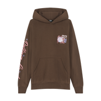 RL LA 24 Bulletin Lineup Brown PO Hoodie