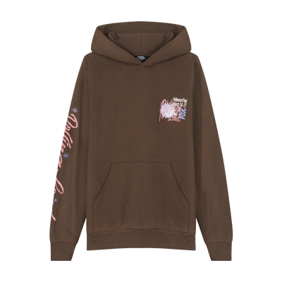 RL LA 24 Bulletin Lineup Brown PO Hoodie