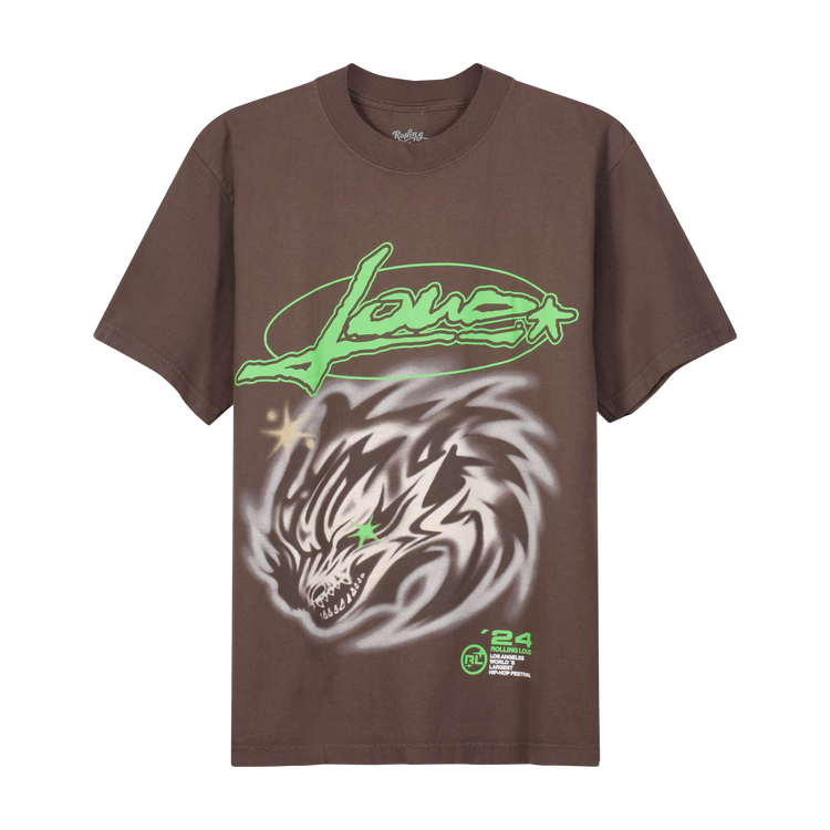 RL LA 24 Gargoyle Brown Lineup Tee