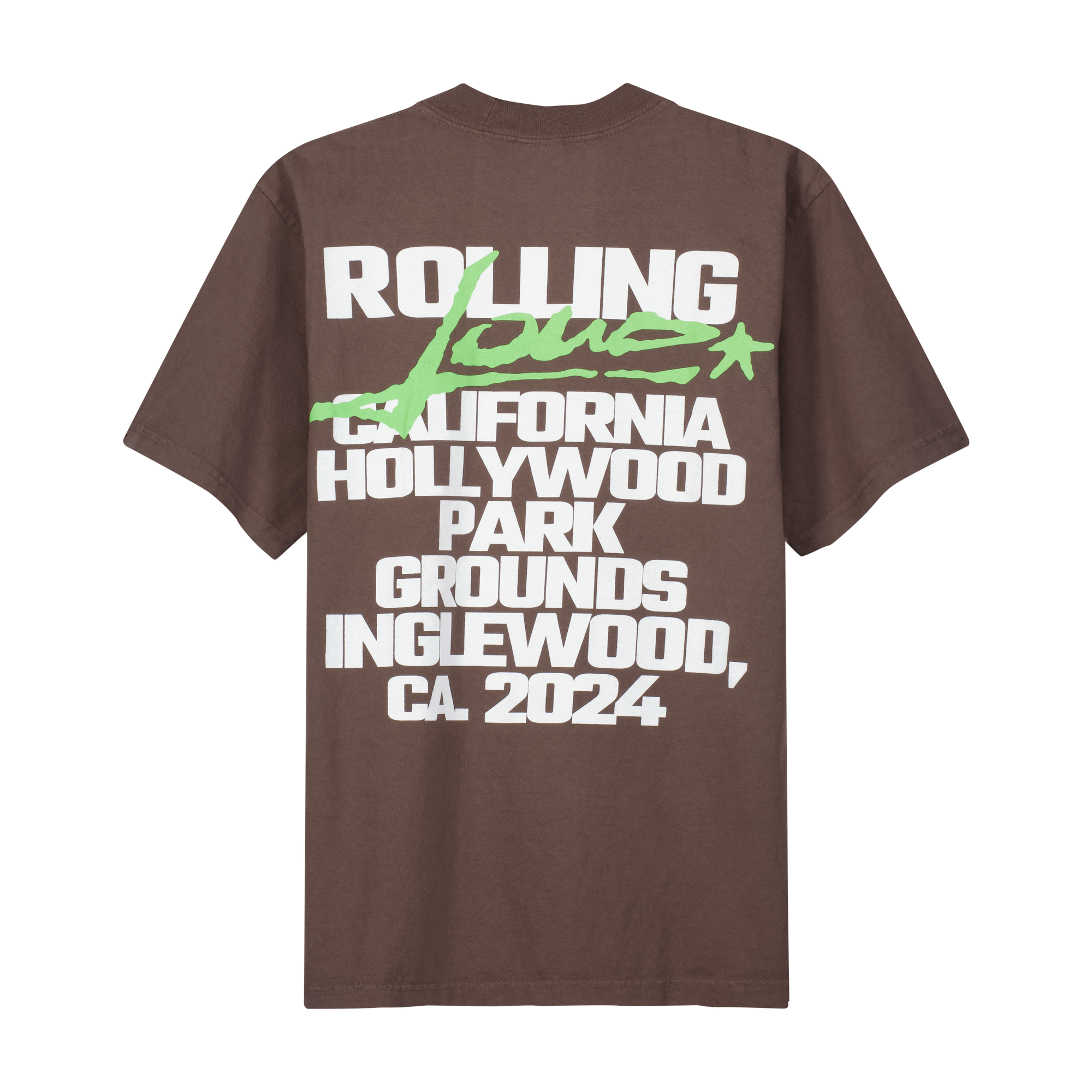 RL LA 24 Gargoyle Brown Lineup Tee