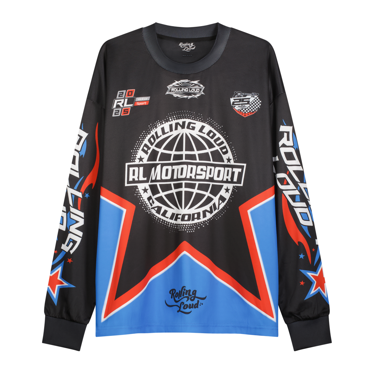 RL LA 25 Blue Motocross Jersey