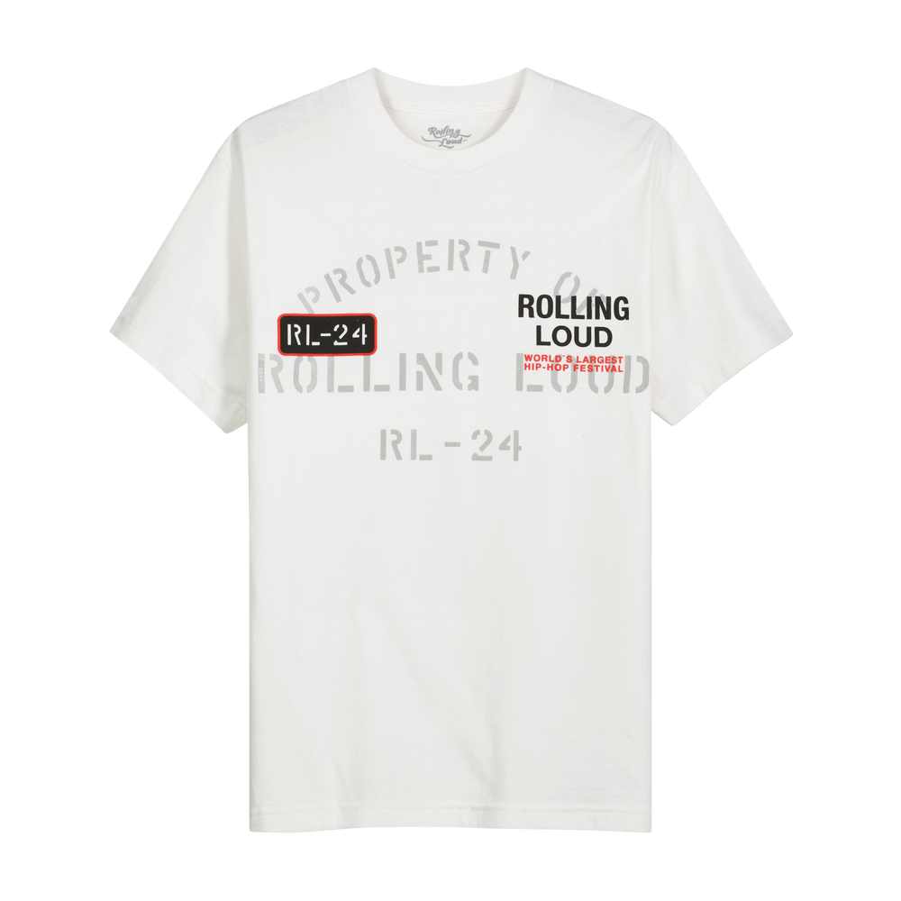 RL LA 24 Property Of White Lineup Tee ( Web Exclusive )