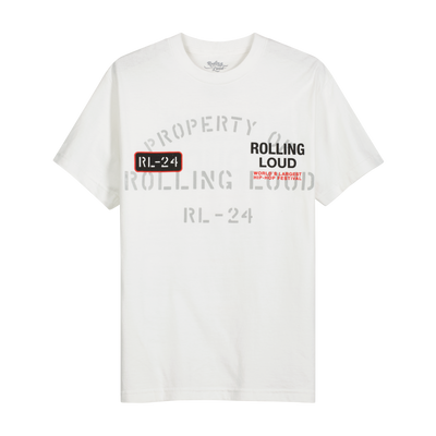 RL LA 24 Property Of White Lineup Tee ( Web Exclusive )