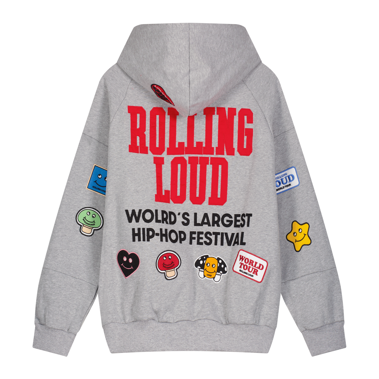 RL Patched Up Heather Grey Quarter Zip