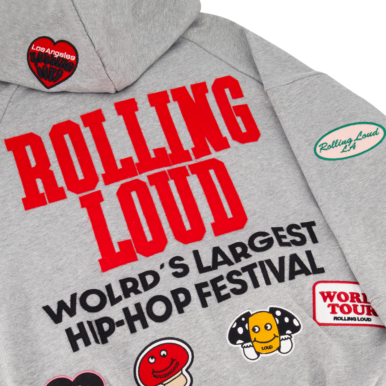 RL Patched Up Heather Grey Quarter Zip