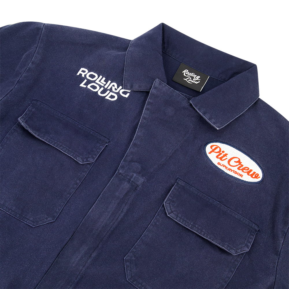 RL Pit Crew Navy Coverall
