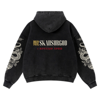 RL x SKAI ISYOURGOD VINTAGE ZIP UP HOODIE