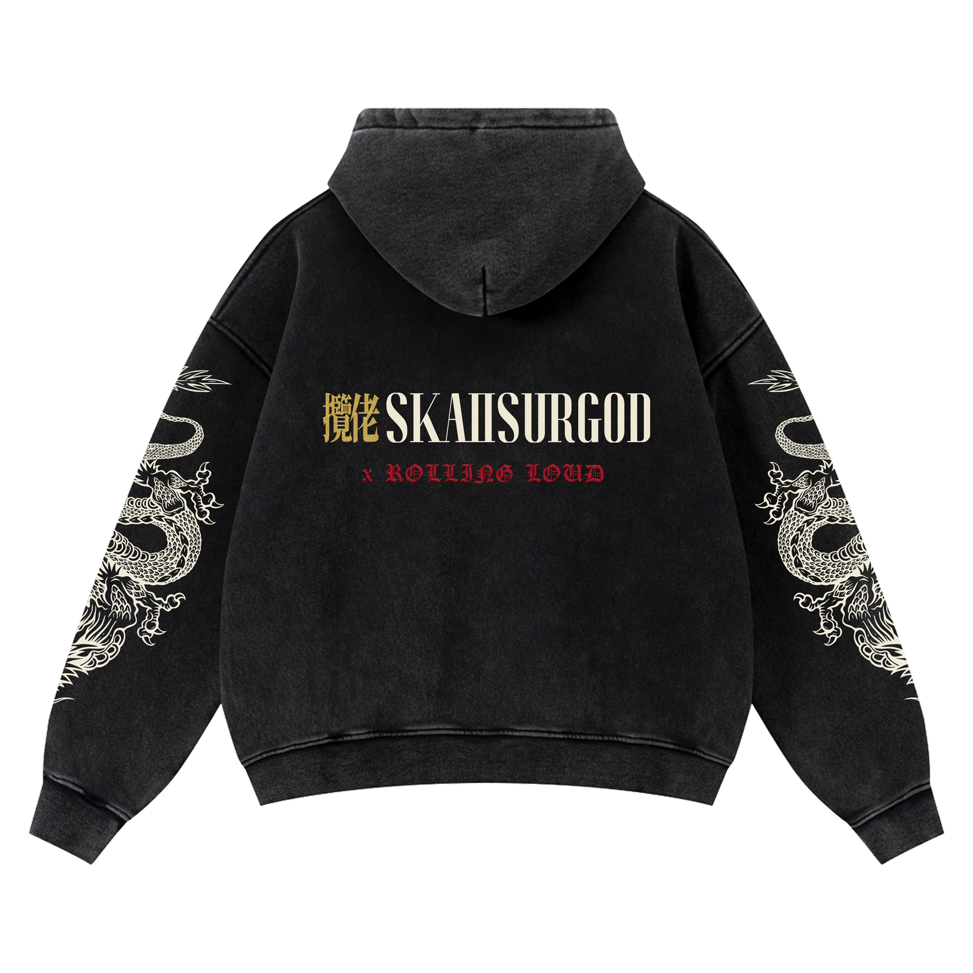 RL x SKAI ISYOURGOD VINTAGE ZIP UP HOODIE