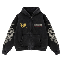 RL x SKAI ISYOURGOD VINTAGE ZIP UP HOODIE