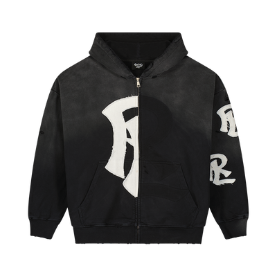 WORLDWIDE VINTAGE ZIP UP HOODIE