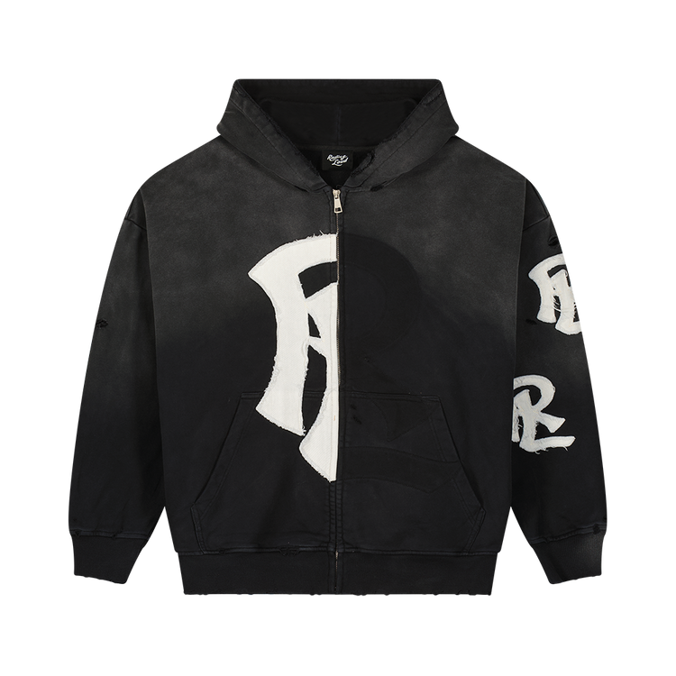 WORLDWIDE VINTAGE ZIP UP HOODIE