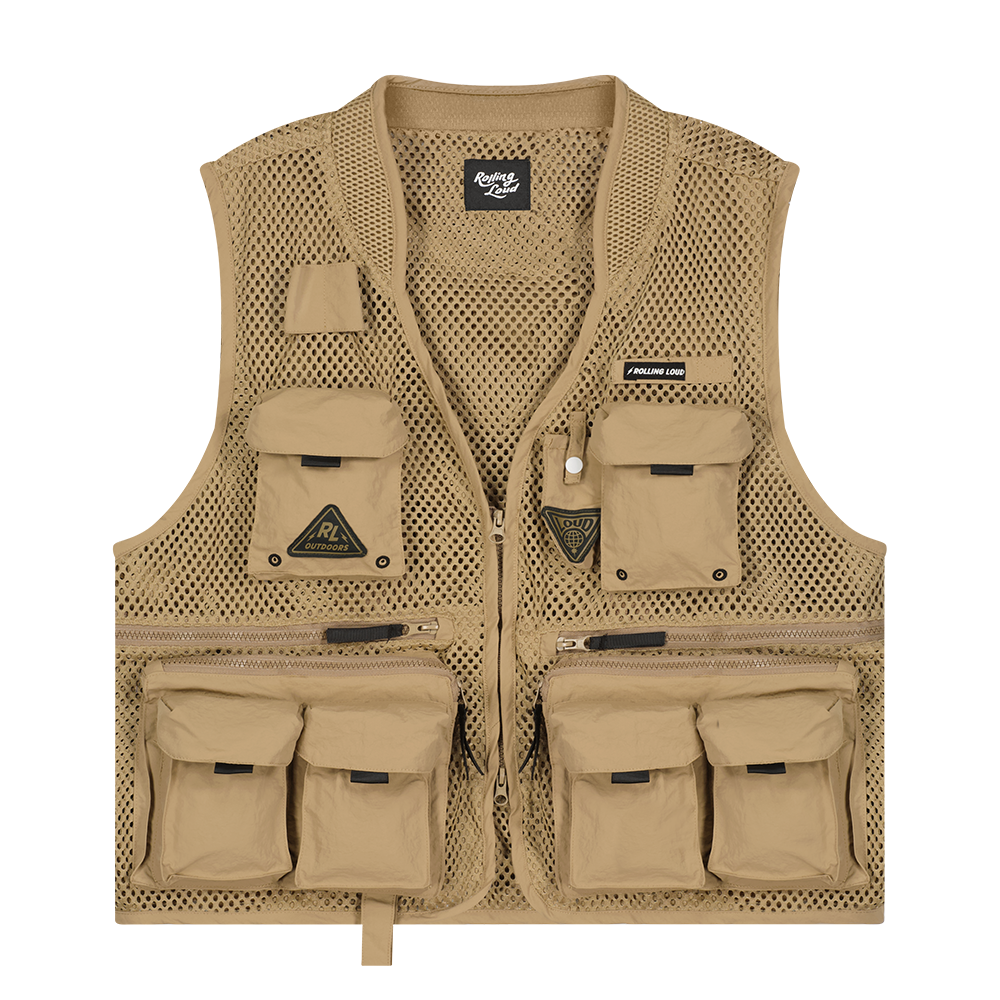 RL Sand Mesh Tactical Vest