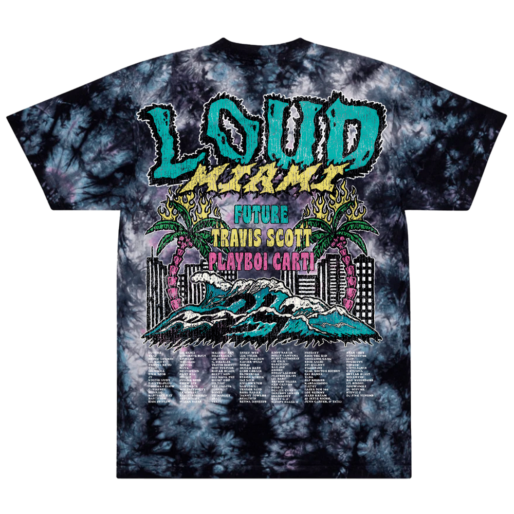 RL Miami 24 Pre-Sale Exclusive Takeover Milky Way Tiedye Tee