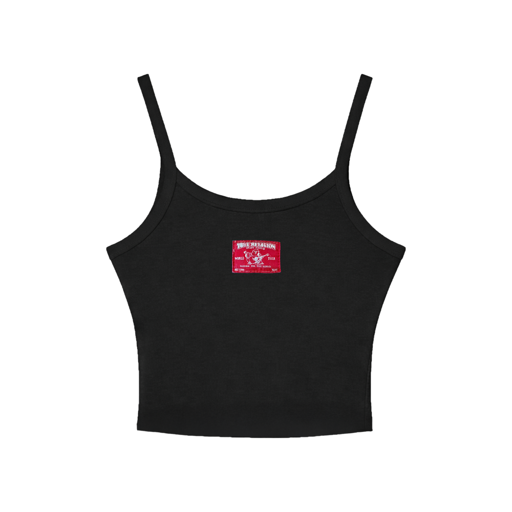 TRUE RELIGION X RL TRUE STITCHED BLACK TANK