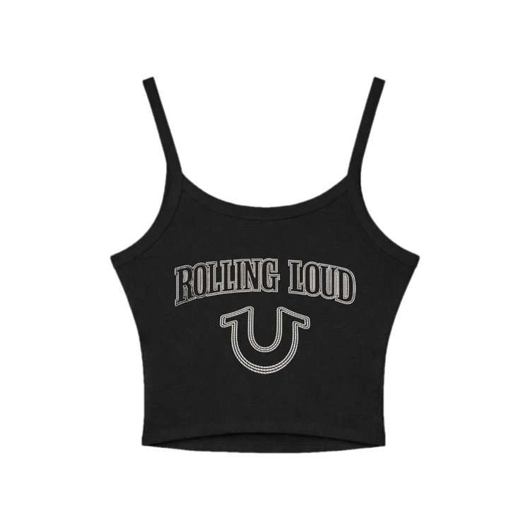 TRUE RELIGION X RL TRUE STITCHED BLACK TANK