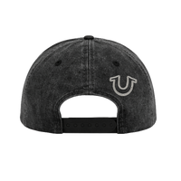 TRUE RELIGION X RL TRUE STICHED VINTAGE WASHED DAD HAT
