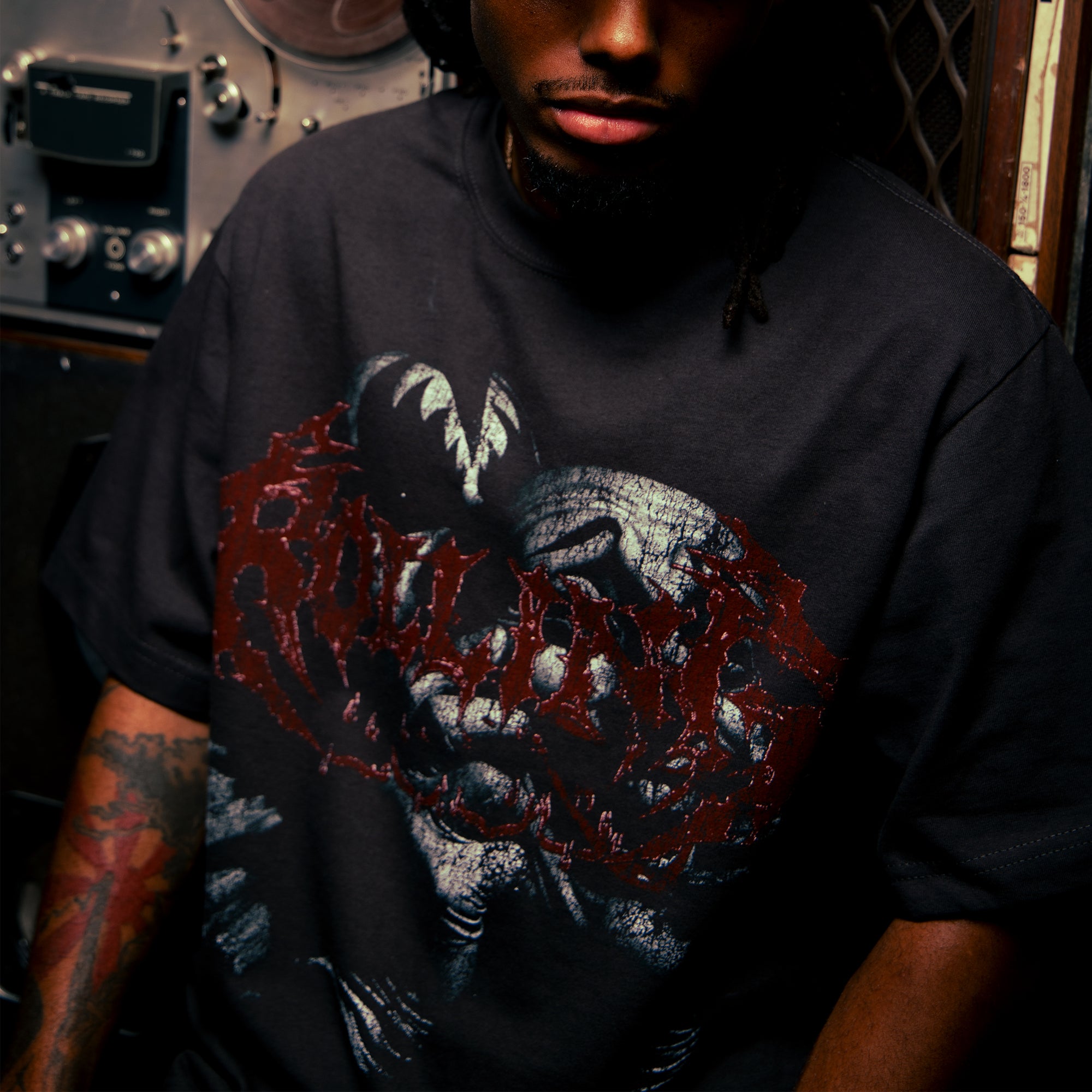 RL Unmasked Vintage Black Tee