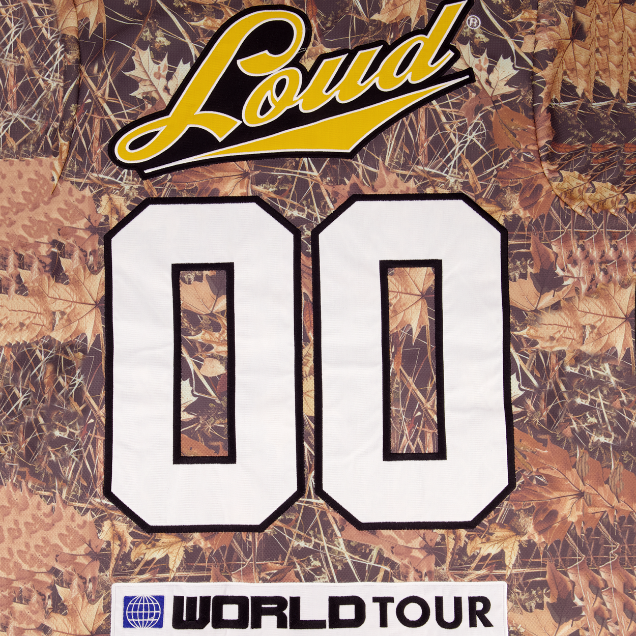 RL World Tour Patched Camo Baseball Jersey