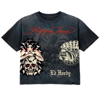 RL X ED HARDY PLAY HARD TEE