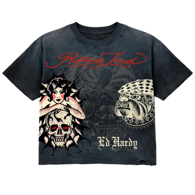 RL X ED HARDY PLAY HARD TEE