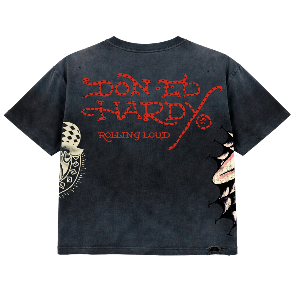 RL X ED HARDY PLAY HARD TEE