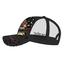 RL X ED HARDY SKULL TRUCKER HAT
