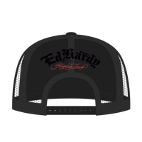 RL X ED HARDY SKULL TRUCKER HAT