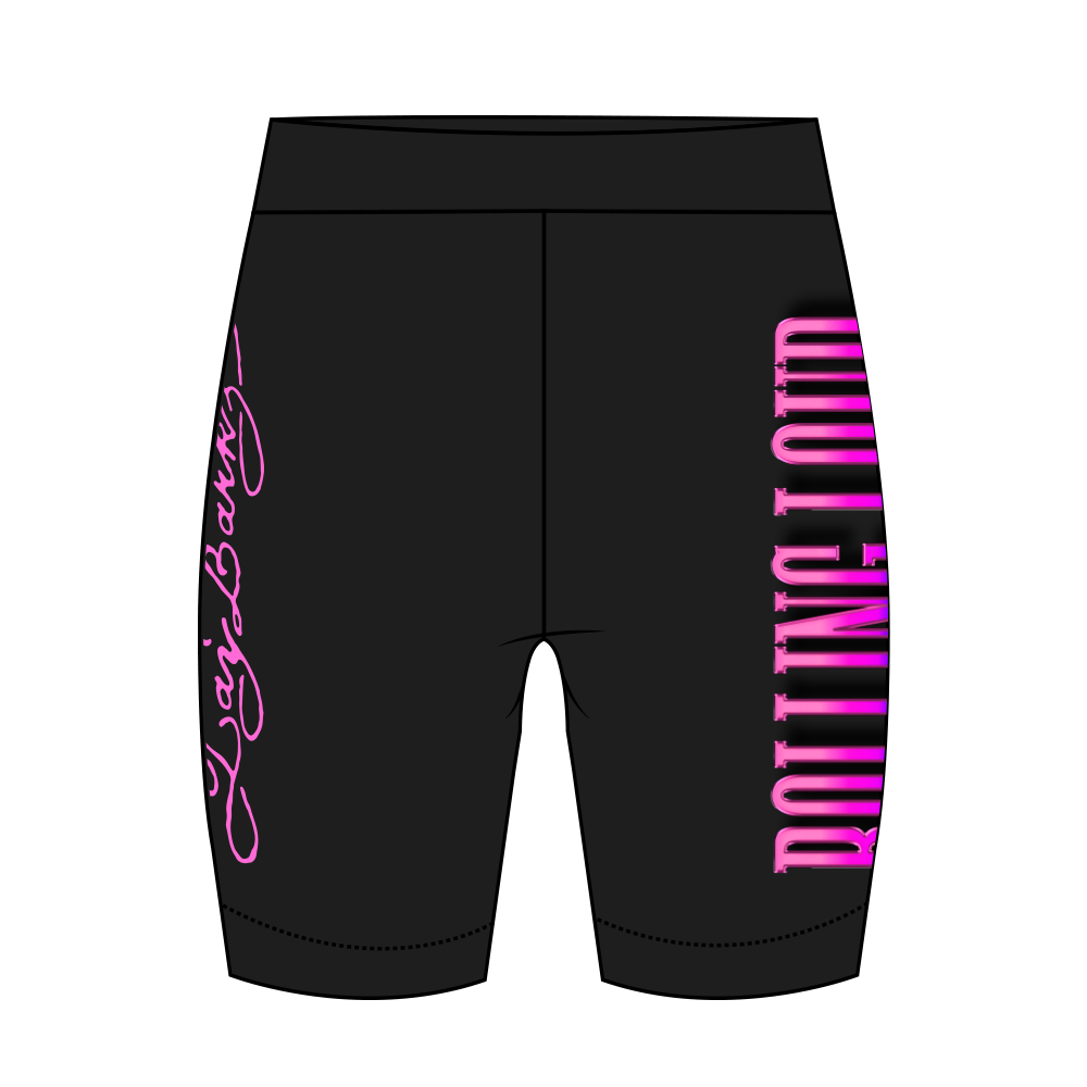 RL x Lay Bankz Black Bike Shorts