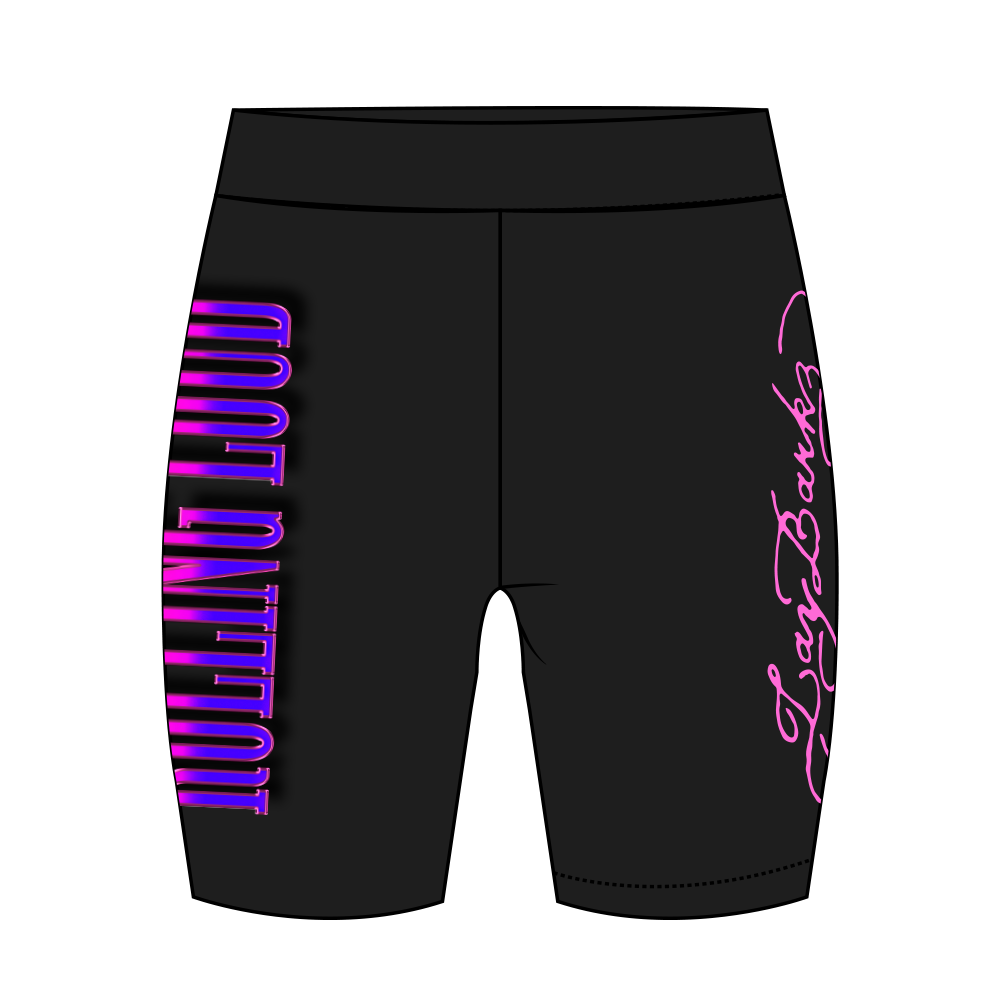 RL x Lay Bankz Black Bike Shorts