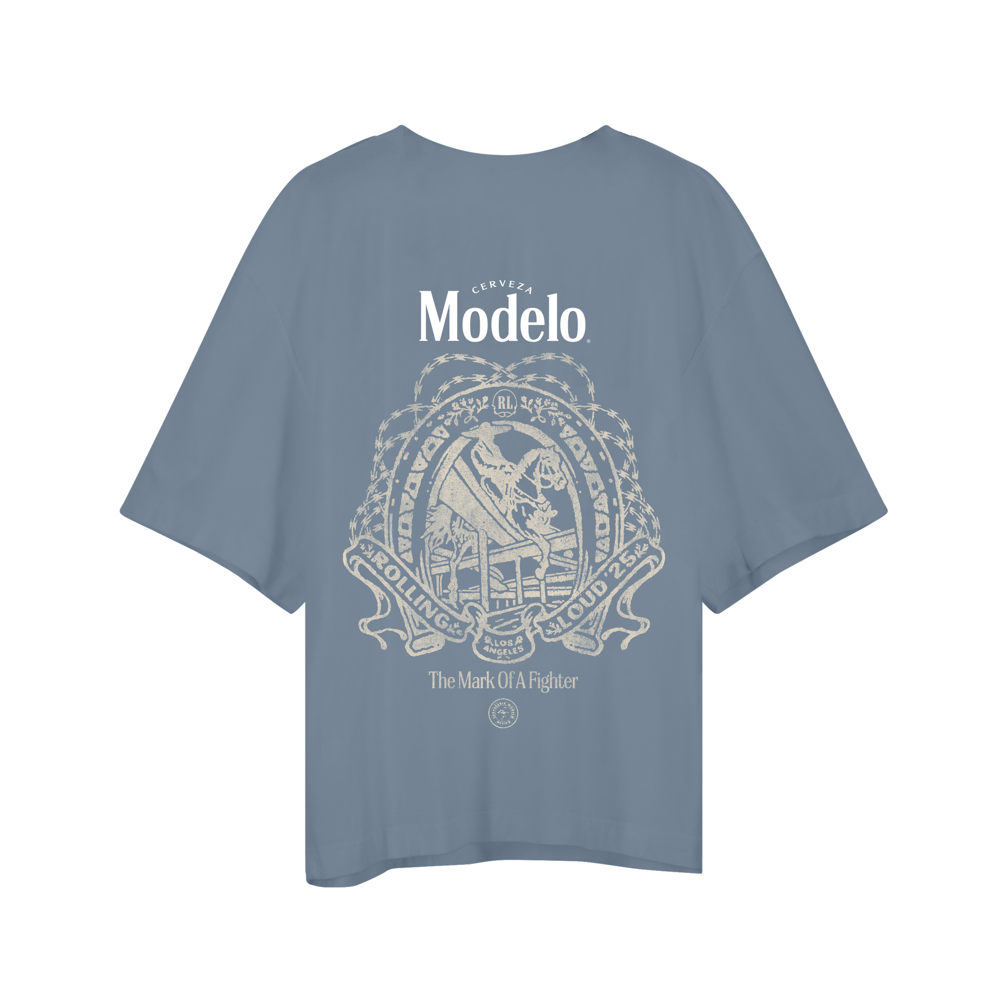 RL X Modelo Concrete Cowboy Ice Blue Tee