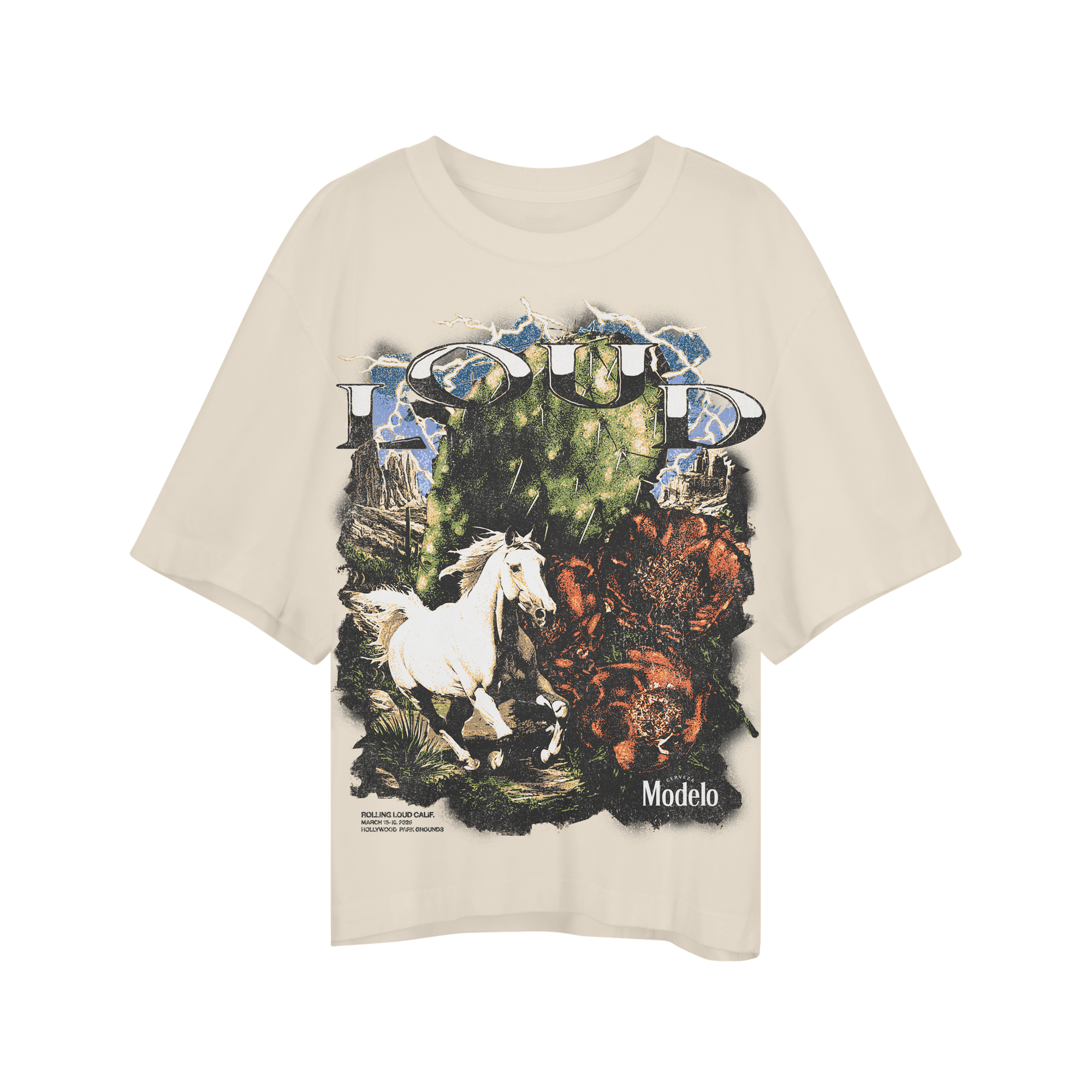 RL X Modelo Mark of the Fighter Cream Tee