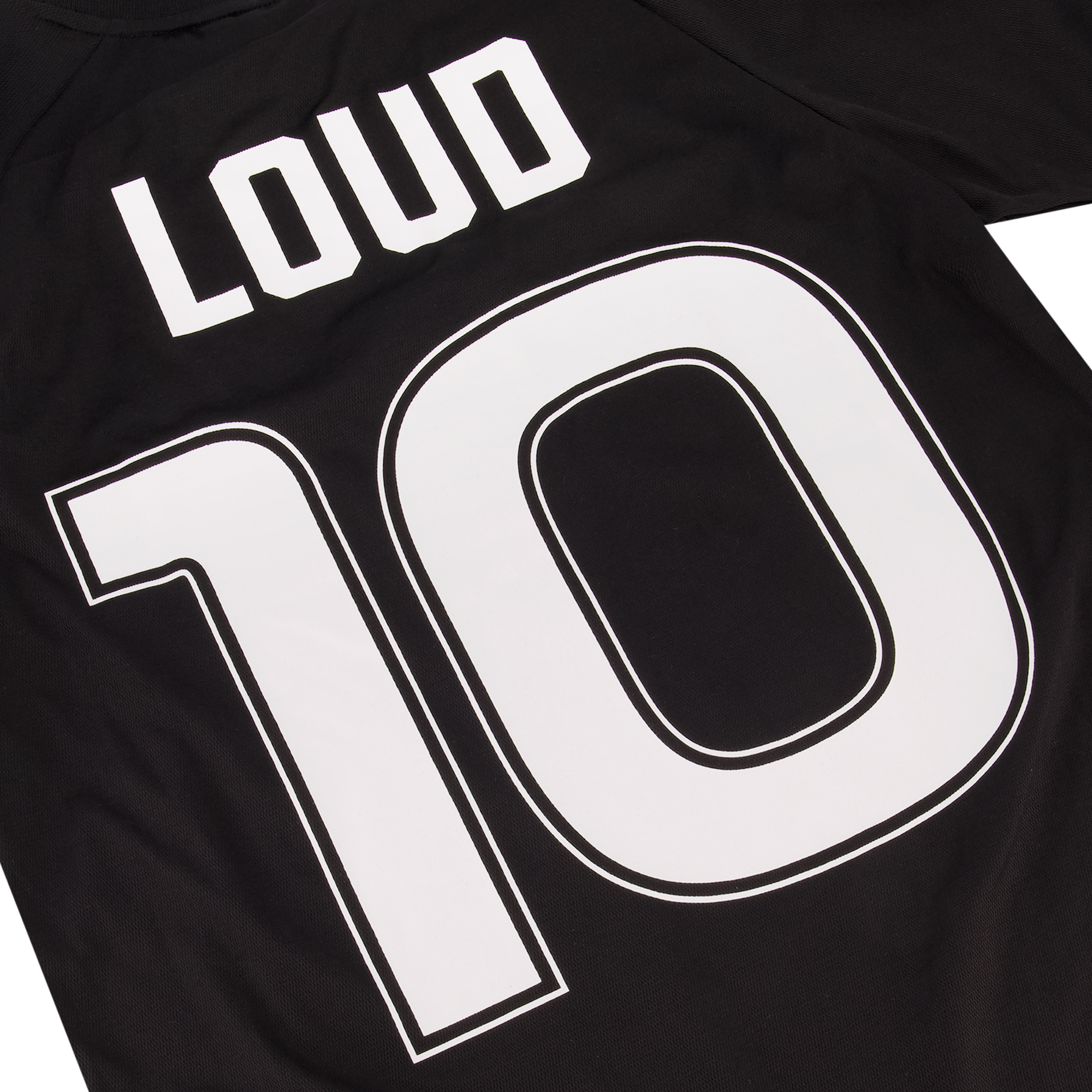 RL 10 Black Soccer Jersey