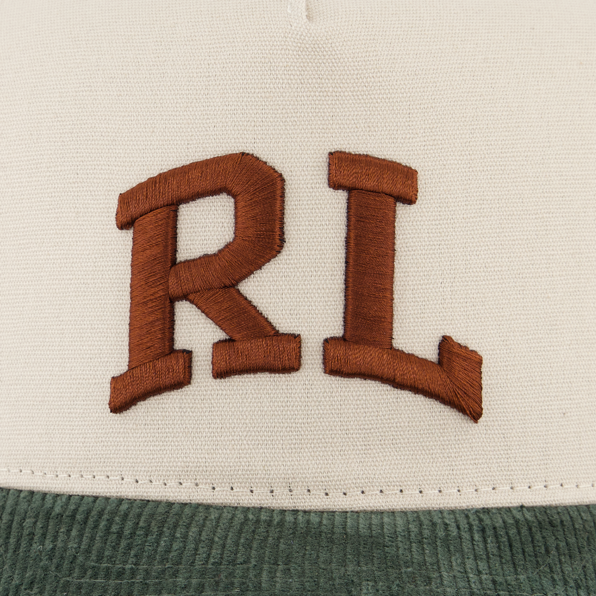 RL Cream Corduroy Hat