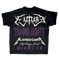 RL Miami 24 Loud Fonts Headliner Drop Shoulder Tee