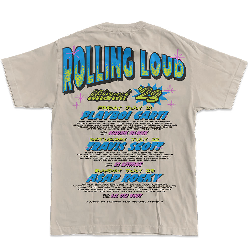 RL Miami 23 Hydraulics Ivory Lineup Tee