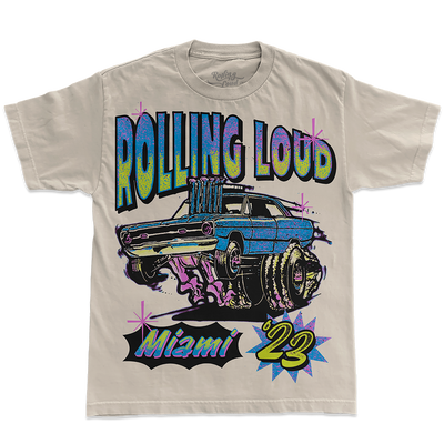 RL Miami 23 Hydraulics Ivory Lineup Tee