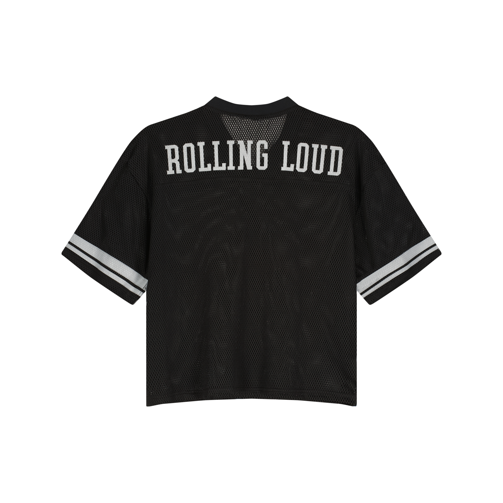 RL Home Team Black Mesh Crop Jersey