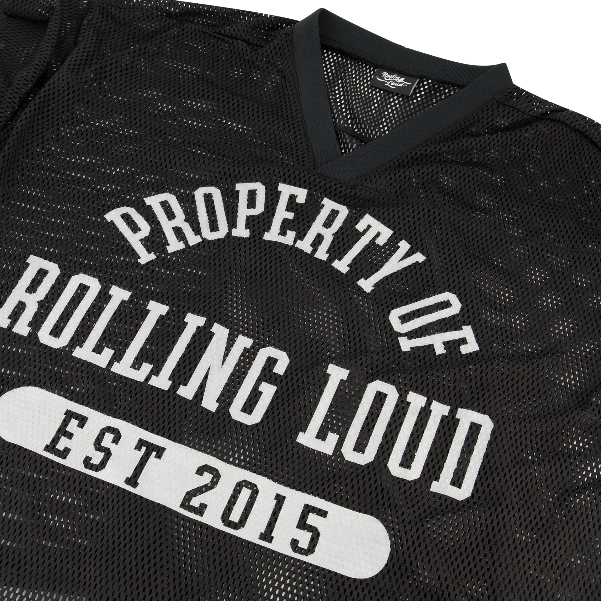 RL Home Team Black Mesh Crop Jersey