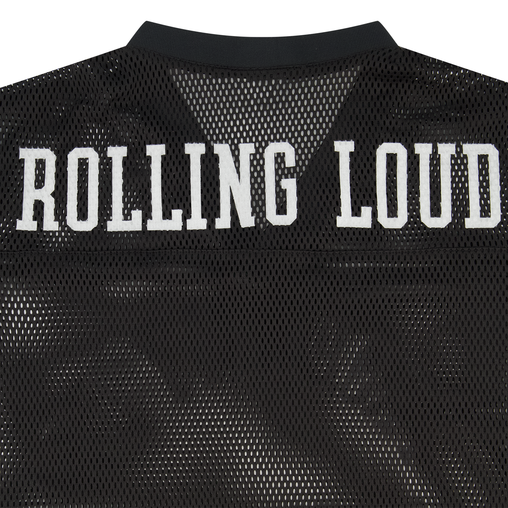 RL Home Team Black Mesh Crop Jersey