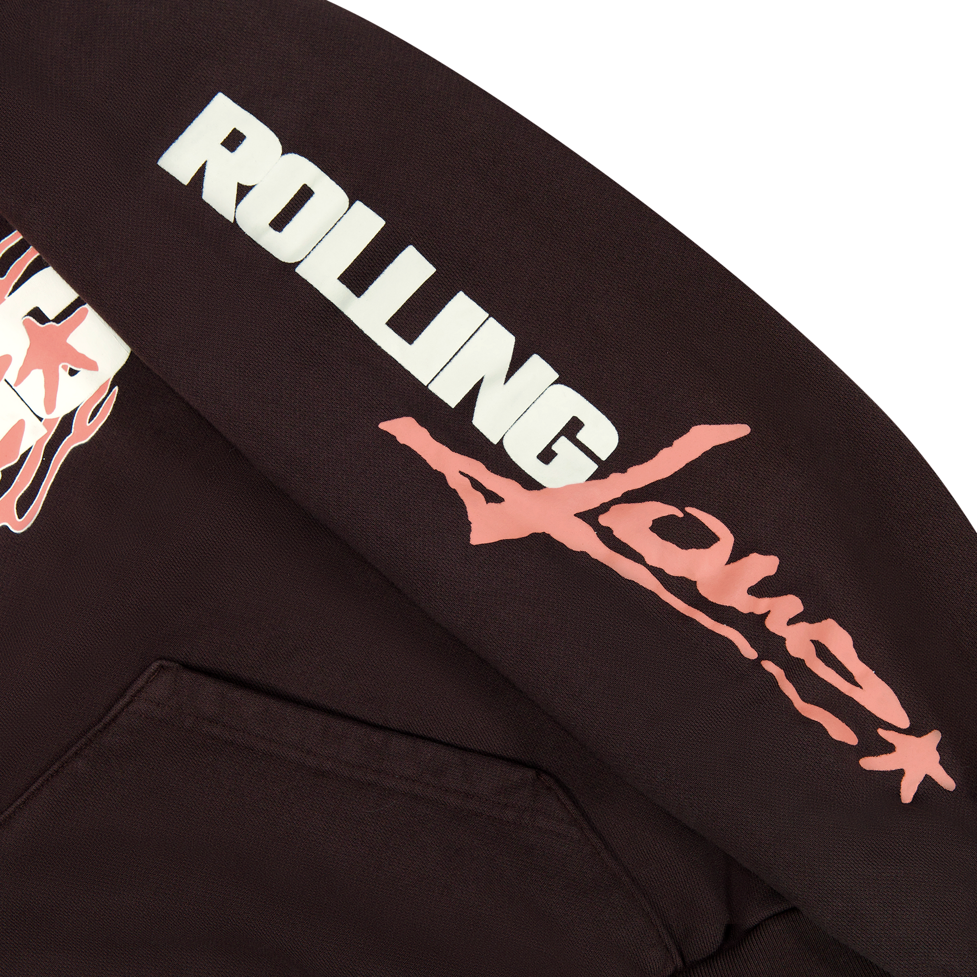 RL LA 24 Flare French Terry Brown PO Hoodie | Rolling Loud RL LA 24 Flare French Terry Brown PO Hoodie | Rolling Loud