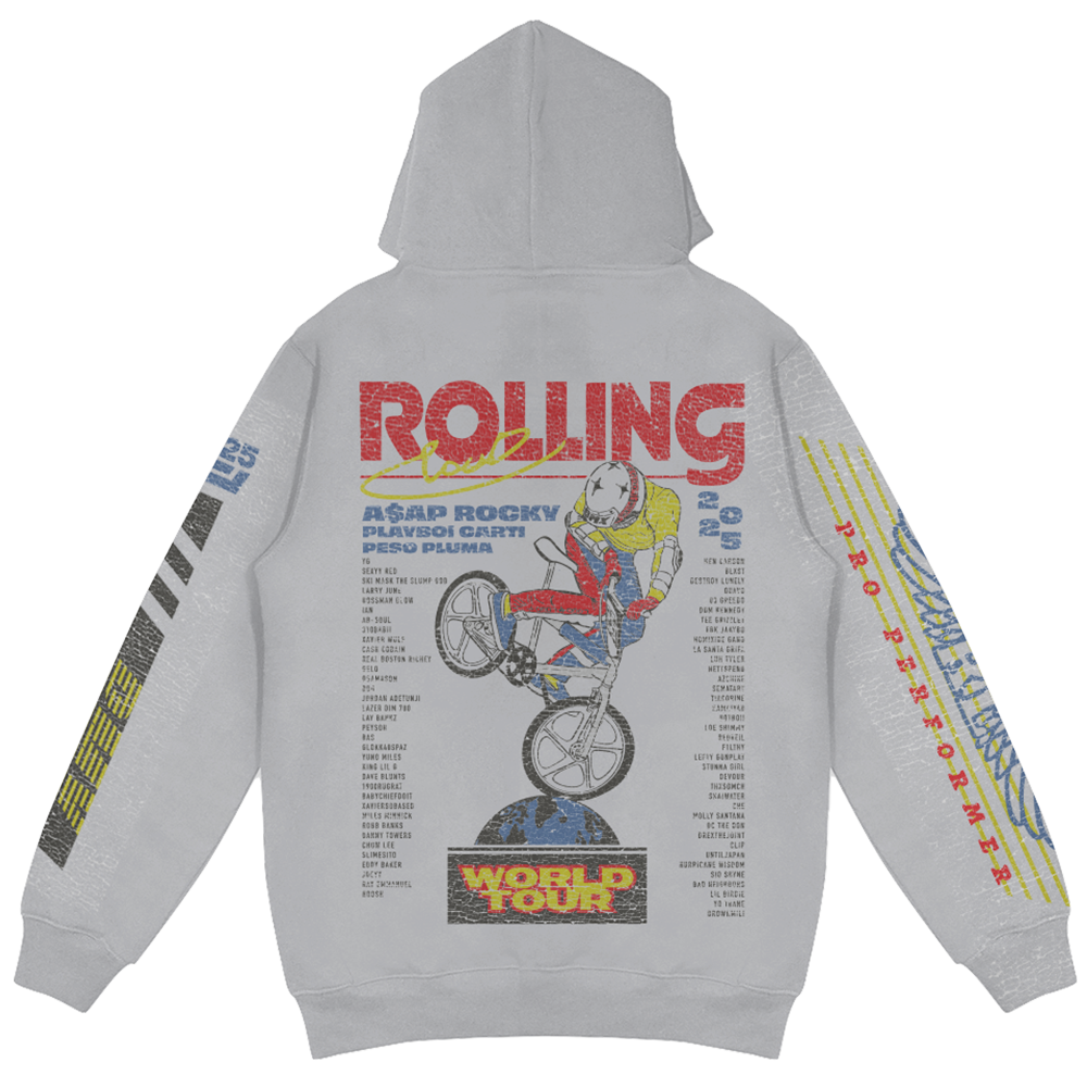 RL LA 25 Moto World Limestone Hoodie