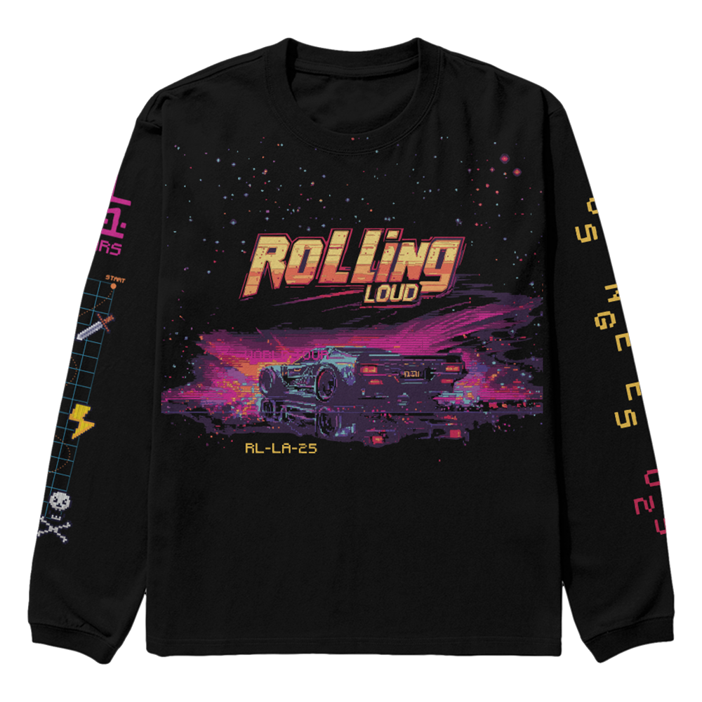 RL LA 25 Race Galaxy Black Lineup Long sleeve