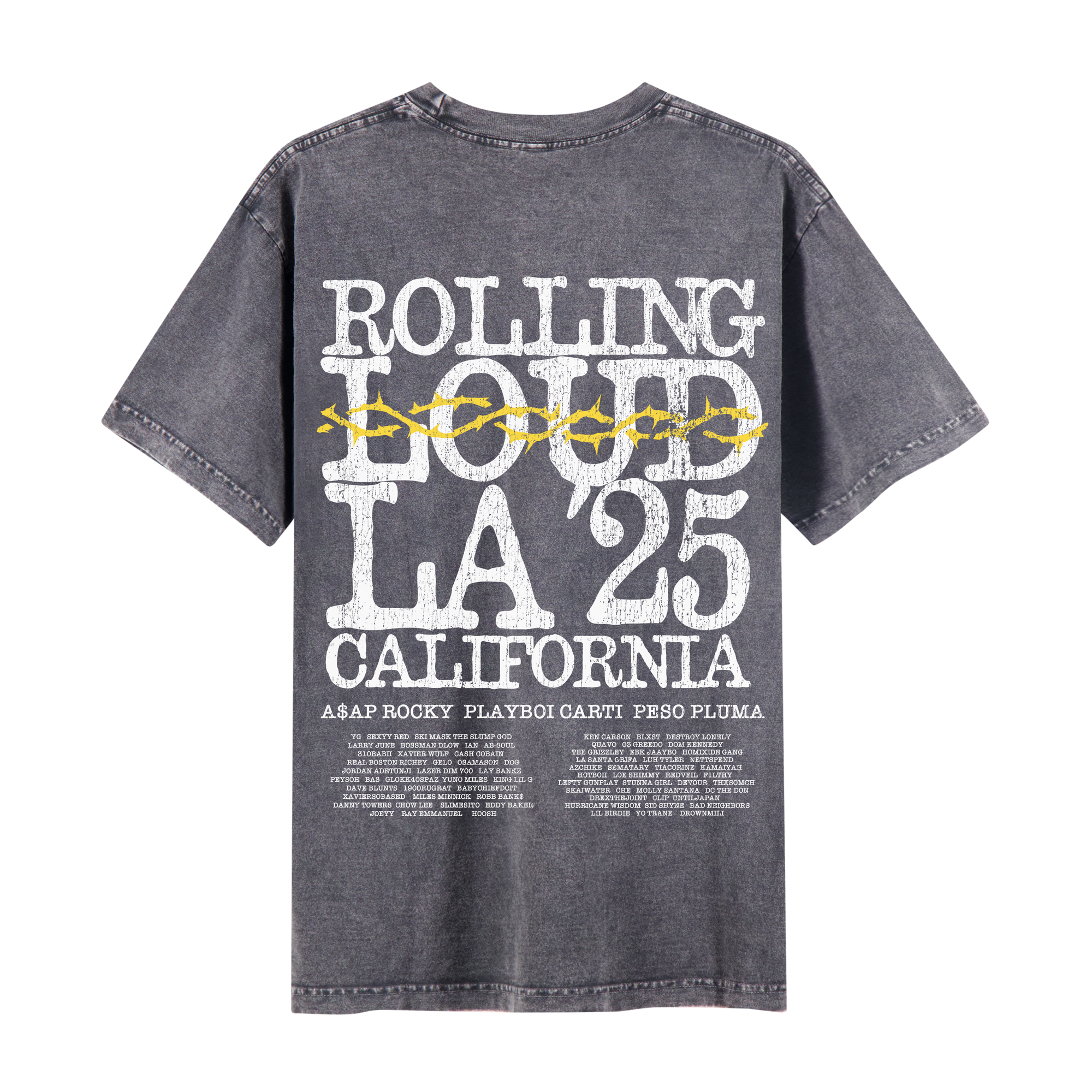 RL LA 25 Photo Vintage Black Lineup Tee