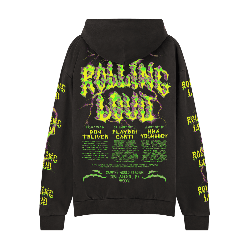 RL 2026 EXCLUSIVE LINE UP HOODIE | Rolling Loud RL 2026 EXCLUSIVE LINE UP HOODIE | Rolling Loud