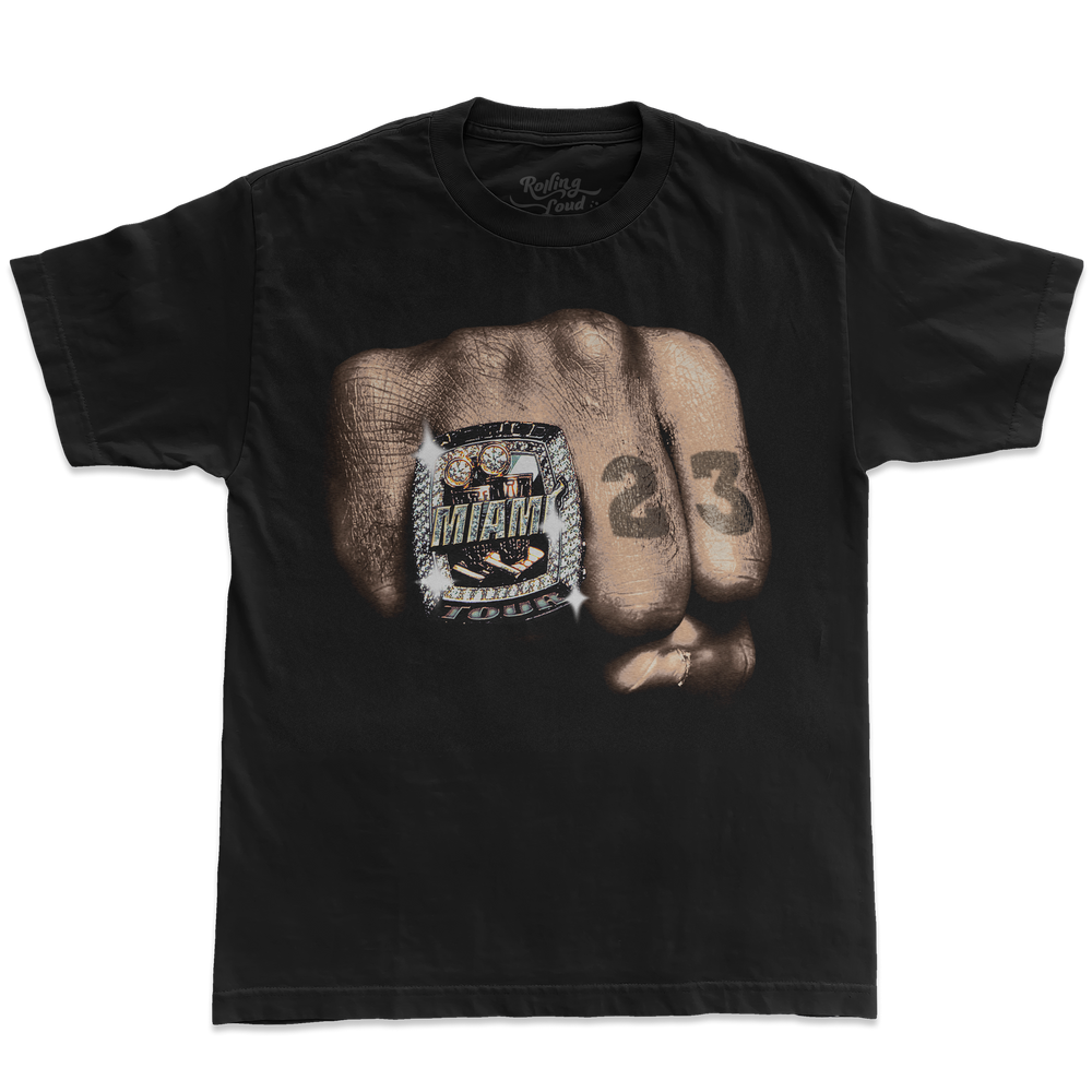 RL Miami 23 Black Rings Lineup Tee