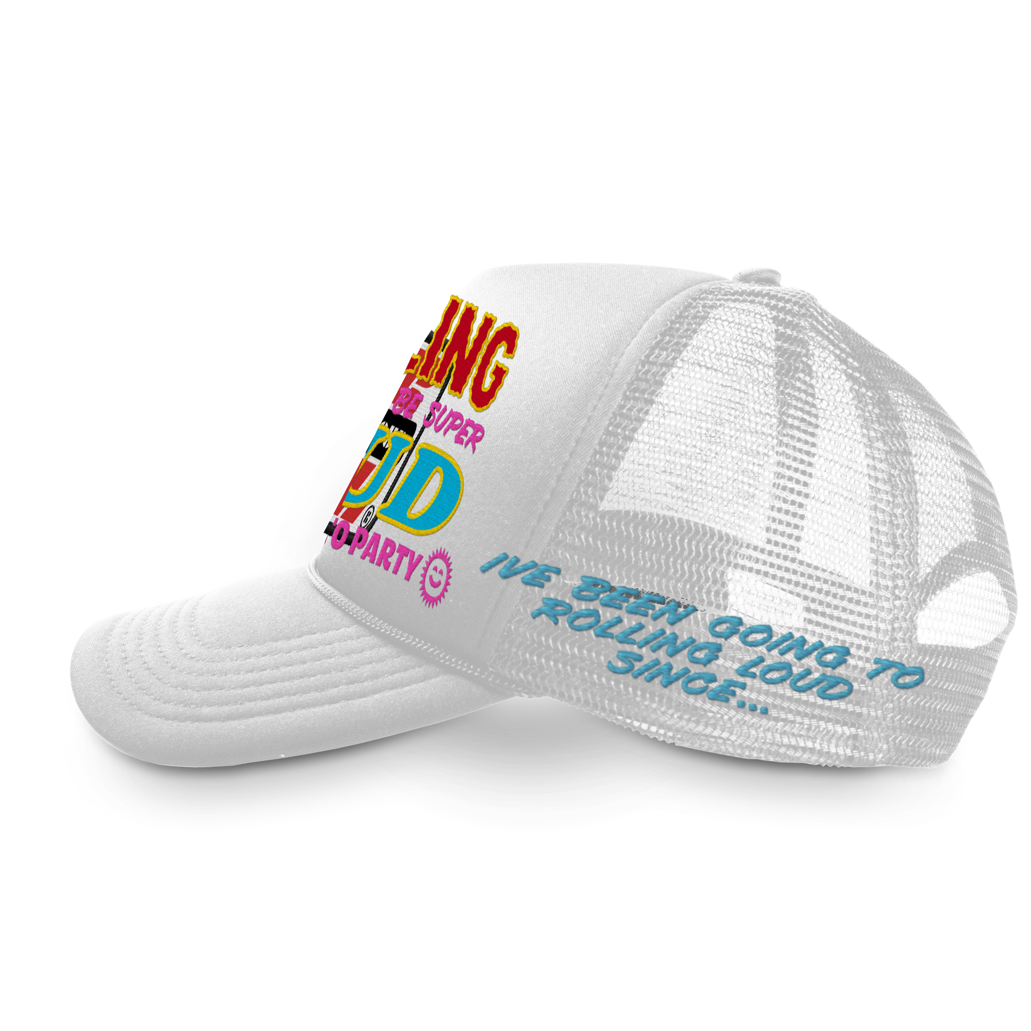 RL Racing Disco White Trucker Hat
