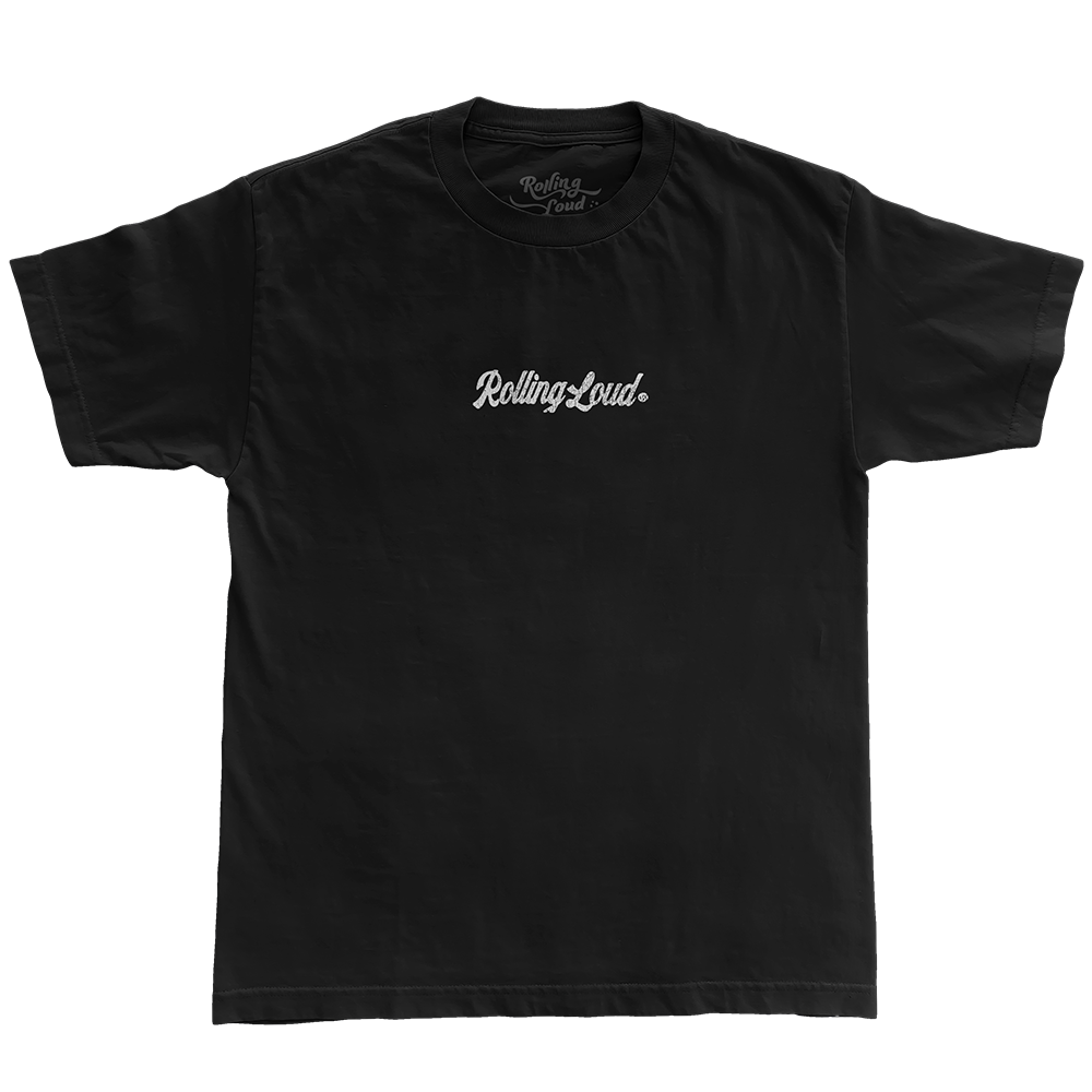 RL Simple Script Black Lineup Tee