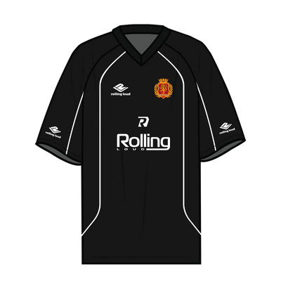 RL 10 Black Soccer Jersey