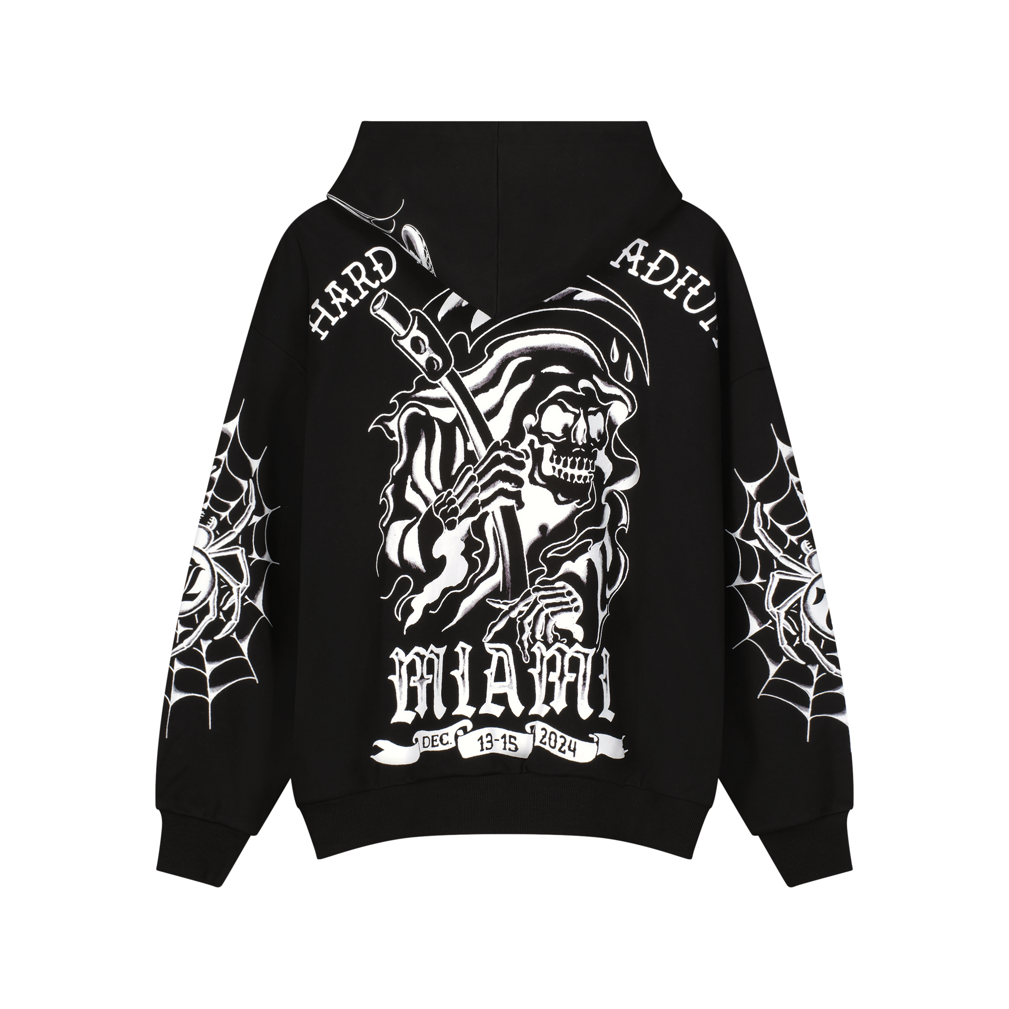 RL Miami 24 Web Ripper Black Hoodie | Rolling Loud RL Miami 24 Web Ripper Black Hoodie | Rolling Loud